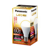 パナソニック LED電球広配光60型電球色 LDA7LGE17K60ESW2（直送品）
