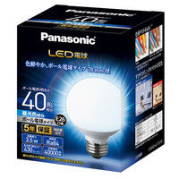 パナソニック LED電球ボール型40形70mm径 LDG4DG70W（直送品）