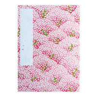 日本製墨書遊 御朱印帳 桃桜 SKW-1200-02 1個