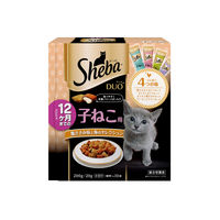 シーバ デュオ（Sheba Duo）キャットフード 子ねこ用 鶏ささみ味と海のセレクション 200g（20g×小分け10袋）マースジャパン