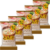 アマノフーズ いつものおみそ汁 とん汁 12.5g 1セット（5個）