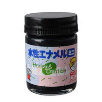 ニッペホームプロダクツ 水性エナメルミニ 25ml ブラック 49365337 1セット（6個入）（直送品）