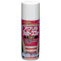 ニッペホームプロダクツ アクリルラッカースプレーTRY 300ml ブラック 4976124253621 1セット（12本入）（直送品）