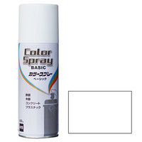 ニッペホームプロダクツ カラースプレーベーシック 400ml ホワイト 4976124266027 1セット（12本入）（直送品）