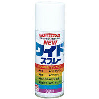 ニッペホームプロダクツ ニューワイドスプレー 300ml つやなしブラック 4976124280511 1セット（6本入）（直送品）