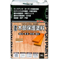 ニッペホームプロダクツ 油性木部保護塗料 14L ケヤキ 4976124519017（直送品）