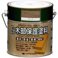 ニッペホームプロダクツ 油性木部保護塗料 0.7L チーク 4976124519857 1セット（4個入）（直送品）