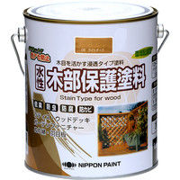 ニッペホームプロダクツ 水性木部保護塗料 1.6L ライトオーク 4976124544347（直送品）