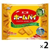 不二家 ホームパイ 2枚×19袋入 2個 ビスケット クッキー 個包装 お配り