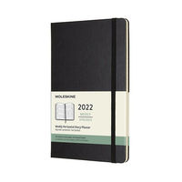 モレスキン 12カ月ウィークリーバーチカルダイアリー　ブラック/ハードカバー/ラージ DHB12WV3Y22 1冊（直送品）