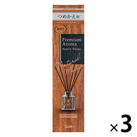 エステー お部屋の消臭力　PremiumAromaStick　詰替　ラスティックリラックス 1セット(3個：1個×3)　プレミアムアロマ　消臭芳香剤