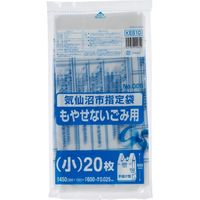 ジャパックス 宮城県気仙沼市指定 不燃 小 手付20P KES10 1ケース(600枚入:20枚×30冊)（直送品）