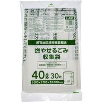 ジャパックス 青森県黒石地区指定 可燃 40L 30枚 KIA01 30枚ｘ20冊（600枚）/ケース（直送品）