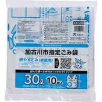 ジャパックス 兵庫県加古川市指定 可燃 30L(中) 手付き 10P KKG08 10枚ｘ60冊（600枚）/ケース（直送品）