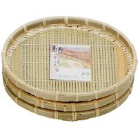 竹　そばざる　3個セット　22cm 38079 1個 小柳産業（直送品）