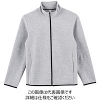 トムス 7.7オンス キッズドライスウェットジップジャケット 杢グレー 00344-ASJ-003