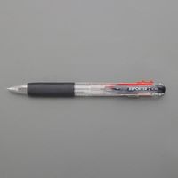 エスコ 0.7mm 2色ボールペン(黒・赤) EA765MG-121 1セット(30個)（直送品）