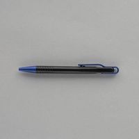 エスコ 0.7mm ボールペン(黒/ブルー) EA765MG-601 1セット(30個:1個×30本)（直送品）