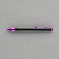 エスコ 0.7mm ボールペン(黒/ピンク) EA765MG-603 1セット(30個:1個×30本)（直送品）