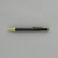 エスコ 0.7mm ボールペン(黒/ライトグリーン) EA765MG-605 1セット(30個:1個×30本)（直送品）