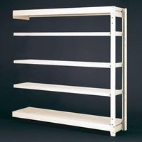 エスコ 895x600x1800mm/300kg/6段 スチール棚(連結用 EA976AJ-90RB 1台(1個)（直送品）