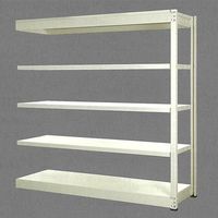 エスコ 1790x600x1200mm/150kg/4段 スチール棚(連結用) EA976DL-180RC 1台(1個)（直送品）