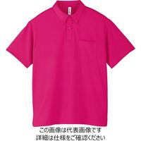 トムス 4.4オンスドライBDポケ付ポロシャツ ホットピンク SS 00331-ABP-146-SS 1セット(5枚)（直送品）