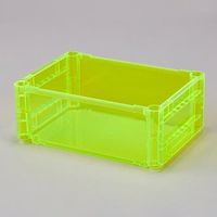 エスコ 391x277x153mm/10L ポリカ製コンテナ(透明イエロー) EA506AT-2 1個（直送品）