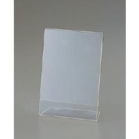 エスコ 128x180x53mm サインスタンド(片面用) EA762GK-45 1セット(15個)（直送品）