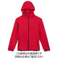 トムス ドライスウェットジップパーカー ガーネットレッド 3L 00342-ASZ-035-3L 1枚（直送品）