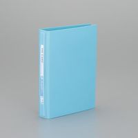 エスコ 180枚 カード・名刺ホルダー(ブルー) EA762CJ-36 1セット(10冊)（直送品）