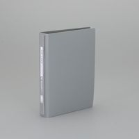 エスコ 180枚 カード・名刺ホルダー(グレー) EA762CJ-39 1セット(10冊)（直送品）