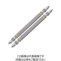 ベッセル(VESSEL) 両頭ビット ブレないビット 2本組 +1x110mm No.DC141110 1セット(10本:2本×5パック)（直送品）