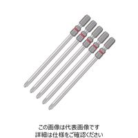 ベッセル(VESSEL) 片頭ビット ブレないビット 5本組 +2x100mm No.DC5P2100D 1セット(10本:5本×2パック)（直送品）