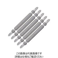 ベッセル(VESSEL) 両頭ビット 見やすいビット 5本組 +2x82mm No.DS5P2082 1セット(20本:5本×4パック)（直送品）