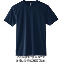 トムス 3.5オンスインターロック ドライTシャツ ネイビー 00350-AIT-031