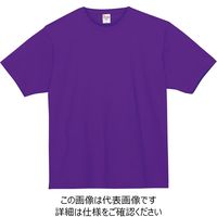トムス 7.4オンススーパーヘビーTシャツ パープル XS 00148-HVT-014-XS 1セット(5枚)（直送品）