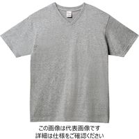 トムス 5.6オンスヘビーウエイトVネックTシャツ 杢グレー 00108-VCT-003