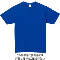 トムス 5.6オンスヘビーウエイトVネックTシャツ ロイヤルブルー 00108-VCT-032