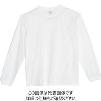 トムス 5.6オンスヘビーウエイトビッグLSーTシャツ ホワイト L 00114-BCL-001-L 1セット(2枚)（直送品）