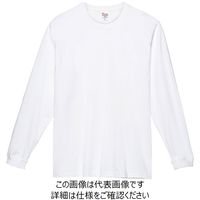 トムス 7.4オンススーパーヘビーウエイト長袖Tシャツ ホワイト 00149-HVL-001