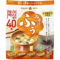 ひかり味噌 みそ汁ふぅ 合わせ味噌 40食 x9 2853489 1箱(9入)（直送品）