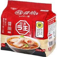 日清食品 ラ王 醤油 ５食パック 101gx5 x6 5143404 1箱(6入)（直送品）