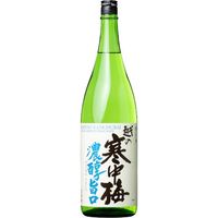 新潟銘醸 越の寒中梅 純米　濃醇旨口 1.8L x1 7020313 1箱(1入)（直送品）