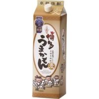 西吉田酒造 単式２５°博多うまかもん 麦 パック 1.8L 7220283 1箱(1入)（直送品）