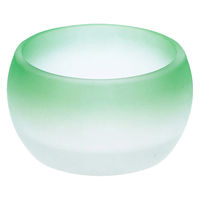 ヤマコー うす霧硝子小鉢 グリーン 27977 1個（直送品）
