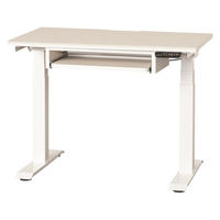 【組立設置込】小島工芸 電動昇降デスク JDEA-100 幅1000×奥行600mm ホワイト 1台（直送品）
