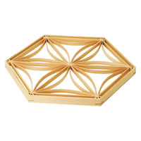 ヤマコー ひのき六角組子重(大)蓋/ワーロン付(七宝亀甲) 28144 1個（直送品）