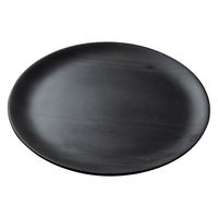 ヤマコー 杉・ディッシュプレート 黒 32589 1個（直送品）