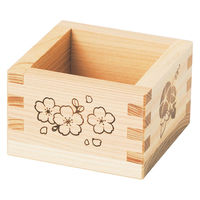 ヤマコー 東濃ひのき/1合桝 四季/四面焼印(無塗装) 12278 1個（直送品）